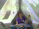 Maga Barzallo Sockemtickem, 16, received a bone-marrow transplant at Seattle Children's Hospital in 2011 for leukemia and returned in July 2012 for follow-up treatment. On July 25, an artist at the hospital set up a cat photo installation in her room. Maga Barzallo Sockemtickem, 16, received a bone-marrow transplant at Seattle Children's Hospital in 2011 for leukemia and returned in July 2012 for follow-up treatment. On July 25, an artist at the hospital set up a cat photo installation in her room.