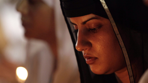 Mourners gathered Tuesday night in Oak Creek, Wis. (Getty Images)