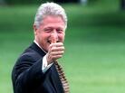 What a difference 14 years makes. Here, Bill Clinton departs the White House on July 31, 1998, after telling reporters he wouldn't take questions about the Monica Lewinsky investigation. What a difference 14 years makes. Here, Bill Clinton departs the White House on July 31, 1998, after telling reporters he wouldn't take questions about the Monica Lewinsky investigation.