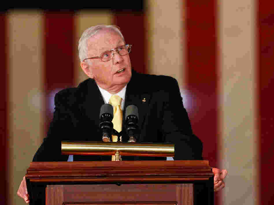 Neil Armstrong last November at the U.S. Capitol, when he and the other astronauts from the Apollo 11 mission were awarded Congressional Gold Medals.