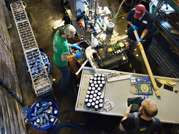 Microbrewery Boulder Beer uses Mobile Canning's equipment to pack its brews. (Mobile Canning)