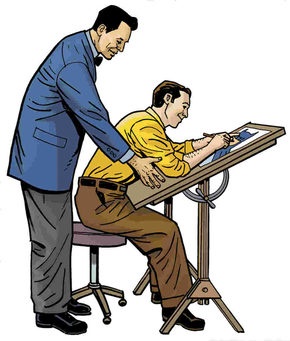 Bill Finger (left) helped create the Batman we know today, including his iconic costume, his tragic backstory, and many of his adversaries.