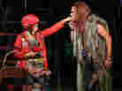 Sarah Stiles and Ivan Hernandez are Little Red and the Wolf — whose encounter in Into the Woods brings the fairy tale's charged sexuality forcefully to the surface.