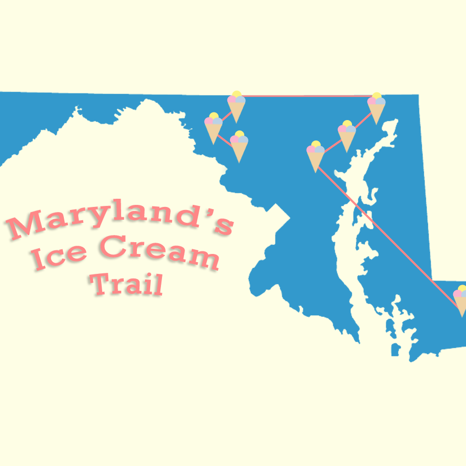 The farms on Maryland's Best Ice Cream Trail.