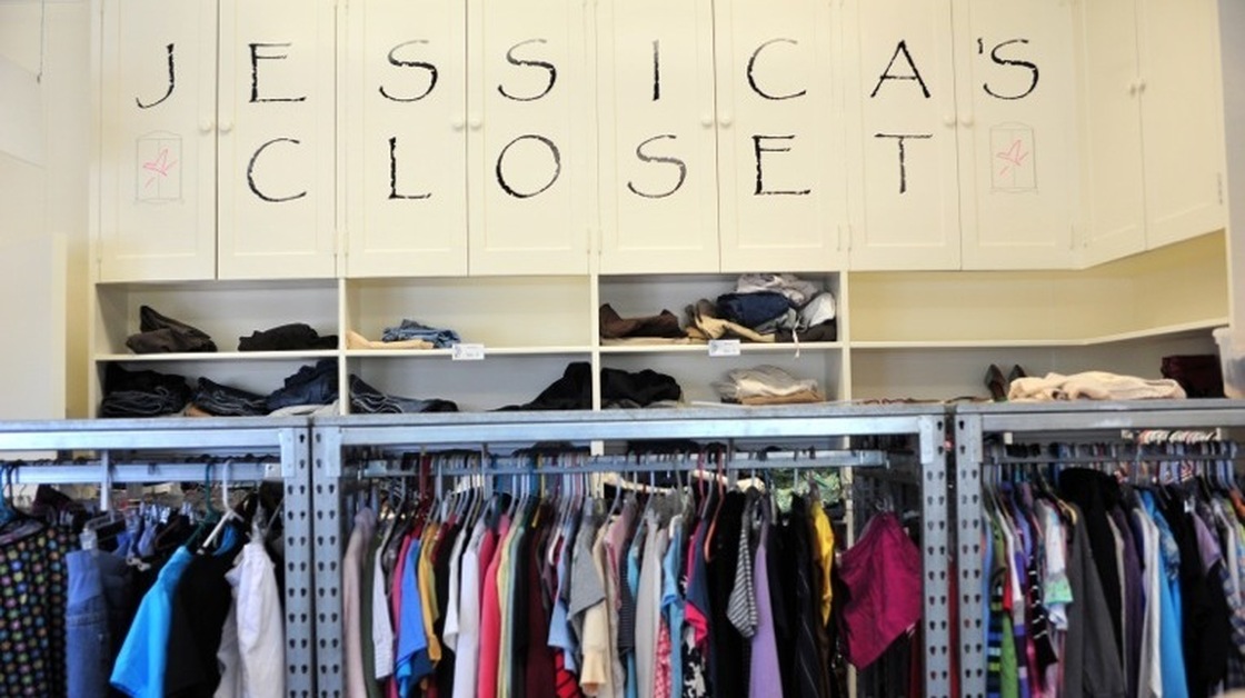 The Maslow Project clothes closet.