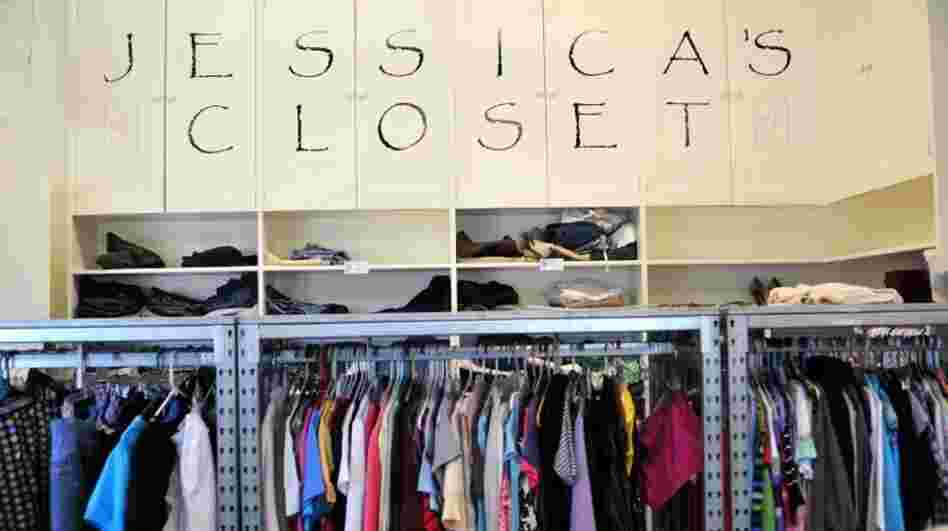The Maslow Project clothes closet.