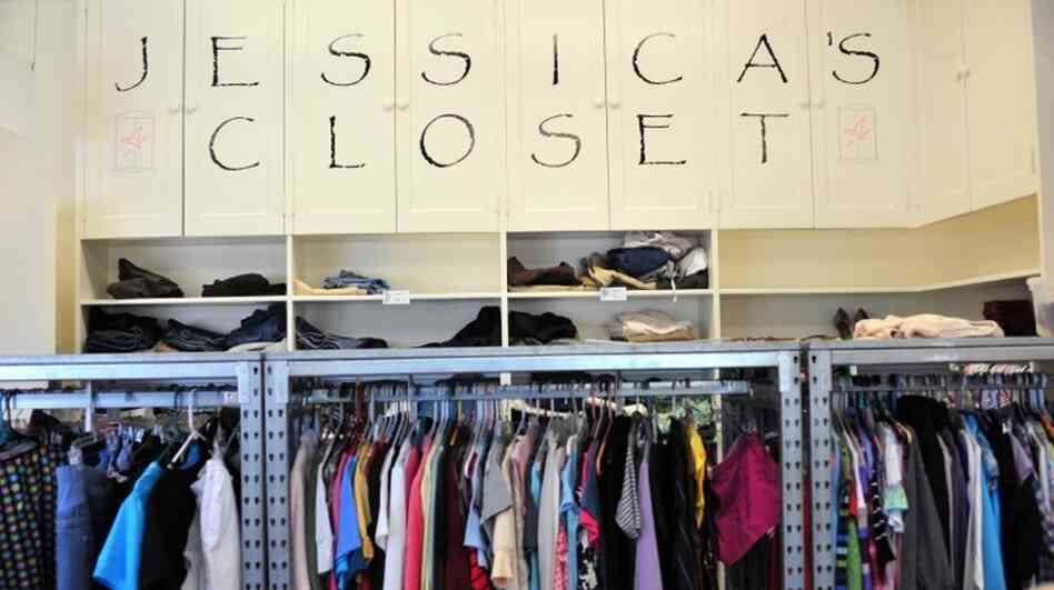 The Maslow Project clothes closet.
