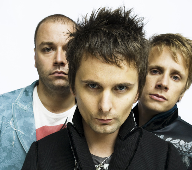 Muse: (from left) Chris Wolstenholme, Matt Bellamy and Dominic Howard.