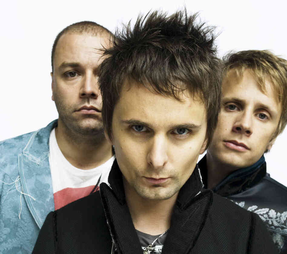 Muse: (from left) Chris Wolstenholme, Matt Bellamy and Dominic Howard.