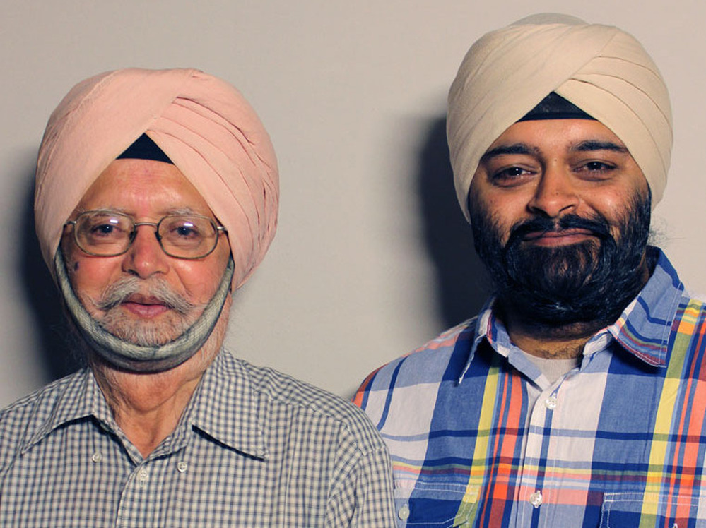 Surinder Singh and his son Rupinder visited StoryCorps in San Francisco in April.