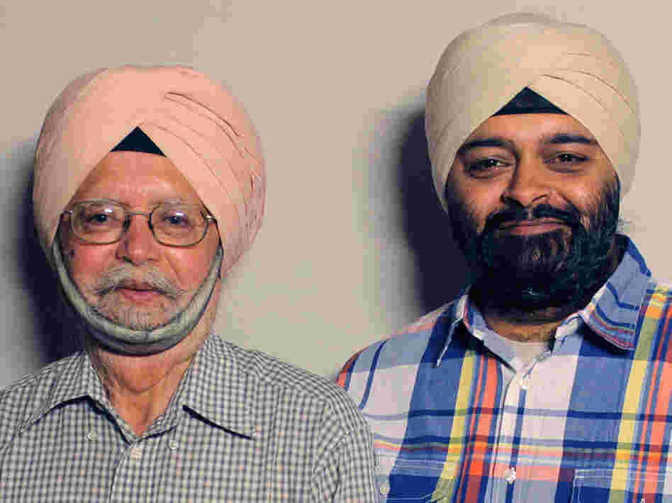 Surinder Singh and his son Rupinder visited StoryCorps in San Francisco in April.