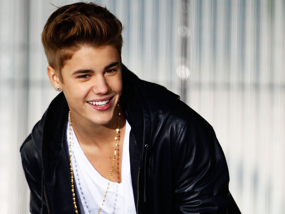 Justin Bieber was raised in Stratford, Ontario. When he returned to the town and played at his old busking spot outside the Avon Theatre, NPR's Bob Mondello was sitting six blocks away, oblivious.