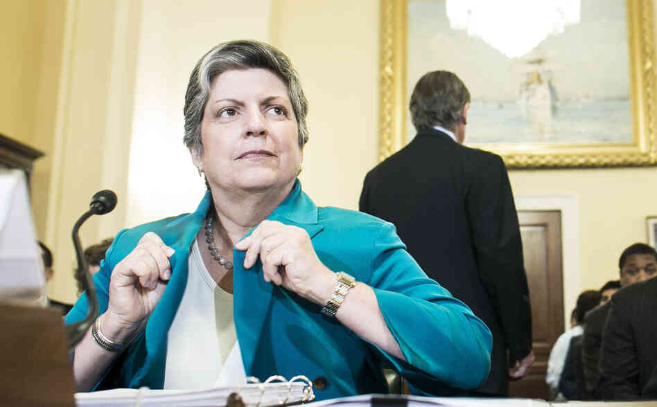 Homeland Security Secretary Janet Napolitano.
