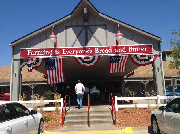 The Machine Shed Restaurant in suburban Des Moines, Iowa, in the state's newly configured 3rd Congressional District.
