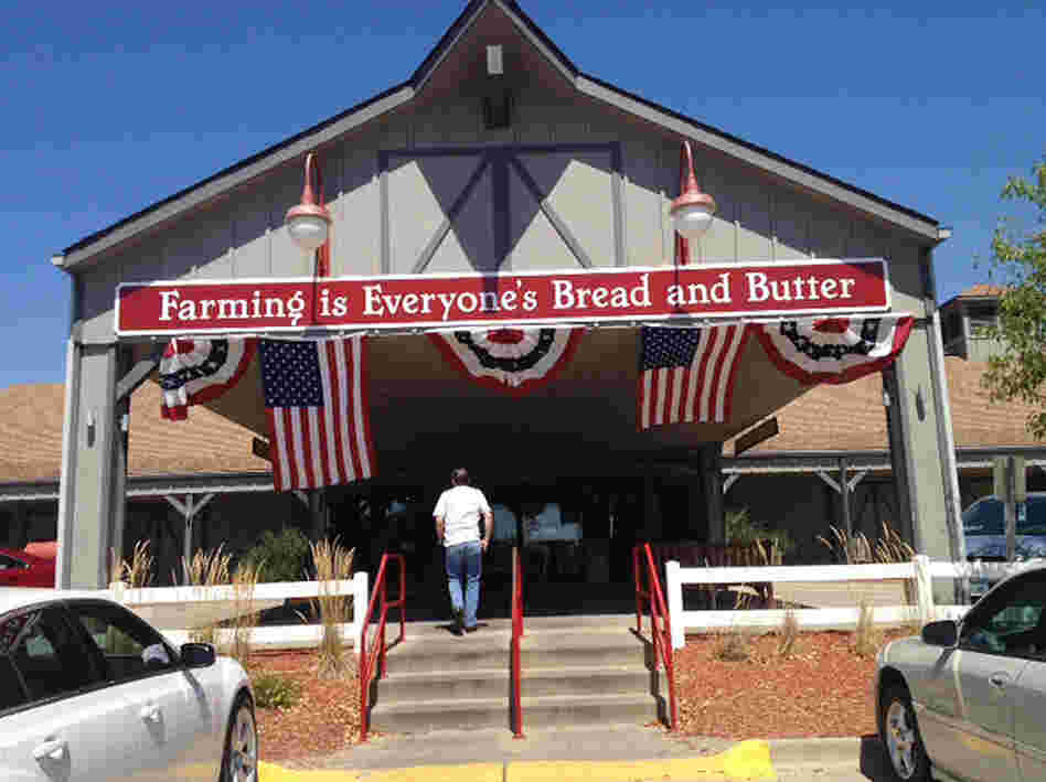 The Machine Shed Restaurant in suburban Des Moines, Iowa, in the state's newly configured 3rd Congressional District.