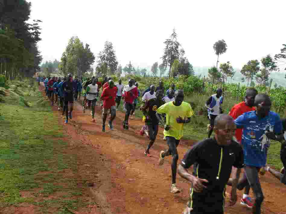 Every day at 9 a.m. sharp in Iten, Kenya, 200 or so runners train on the dirt roads surrounding the town.