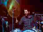 Sean Carey, performing live with Bon Iver