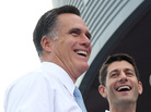 Mitt Romney introduces Rep. Paul Ryan of Wisconsin as his vice presidential running mate Saturday in Norfolk, Va. Mitt Romney introduces Rep. Paul Ryan of Wisconsin as his vice presidential running mate Saturday in Norfolk, Va.