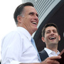 Mitt Romney introduces Rep. Paul Ryan of Wisconsin as his vice presidential running mate Saturday in Norfolk, Va. Mitt Romney introduces Rep. Paul Ryan of Wisconsin as his vice presidential running mate Saturday in Norfolk, Va.