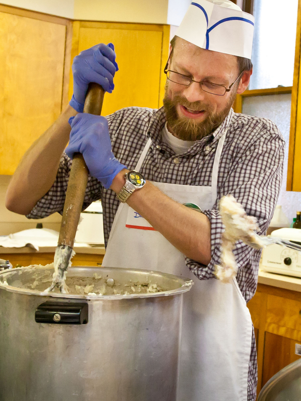 Daniel Beers, a KPCK volunteer and political science professor at Knox College.