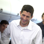 Mitt Romney and Rep. Paul Ryan speak with media aboard a charter airplane from Sterling, Virginia to Charlotte, North Carolina on Saturday. Mitt Romney and Rep. Paul Ryan speak with media aboard a charter airplane from Sterling, Virginia to Charlotte, North Carolina on Saturday.