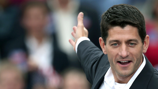Rep. Paul Ryan, R-Wis., speaks Saturday in Norfolk, Va., after being named Mitt Romney's vice presidential running mate.