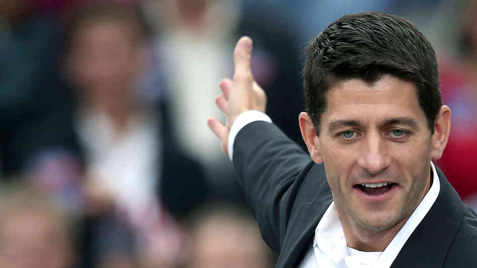 Rep. Paul Ryan, R-Wis., speaks Saturday in Norfolk, Va., after being named Mitt Romney's vice presidential running mate.