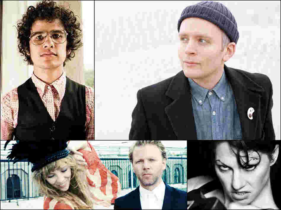 Omar Rodriguez Lopez (clockwise from upper left), Jens Lekman, Amanda Palmer, Niki And The Dove Omar Rodriguez Lopez (clockwise from upper left), Jens Lekman, Amanda Palmer, Niki And The Dove