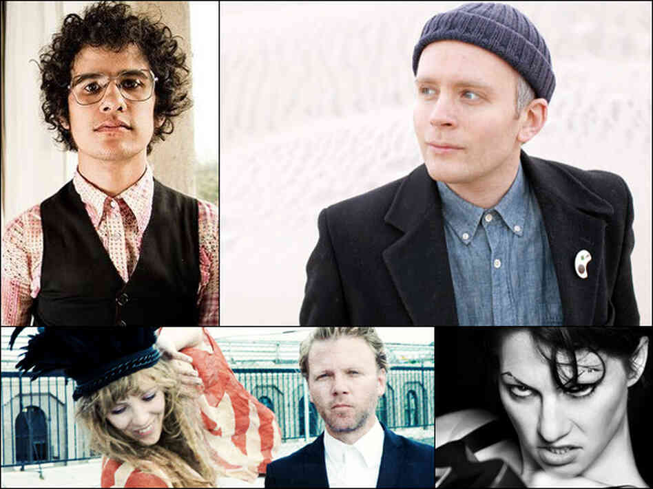 Omar Rodriguez Lopez (clockwise from upper left), Jens Lekman, Amanda Palmer, Niki And The Dove Omar Rodriguez Lopez (clockwise from upper left), Jens Lekman, Amanda Palmer, Niki And The Dove
