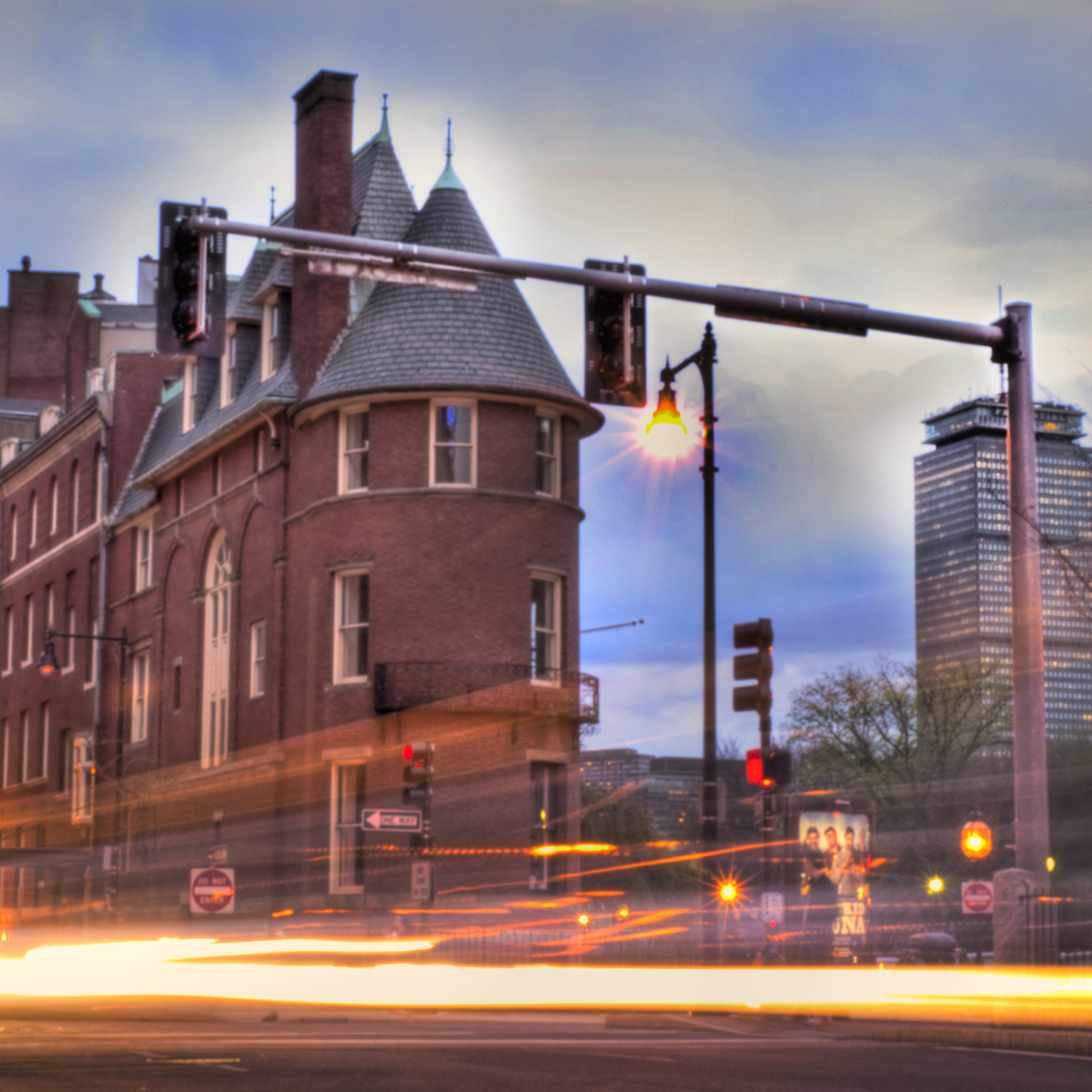 Steve Hamner says the intersection of Beacon Street and Commonwealth Avenue in Boston's Kenmore Square is one place that makes his city such a busy hub.