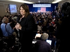 CNN's Candy Crowley at a Mitt Romney campaign event during the Iowa caucuses in January. CNN's Candy Crowley at a Mitt Romney campaign event during the Iowa caucuses in January.