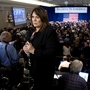 CNN's Candy Crowley at a Mitt Romney campaign event during the Iowa caucuses in January.