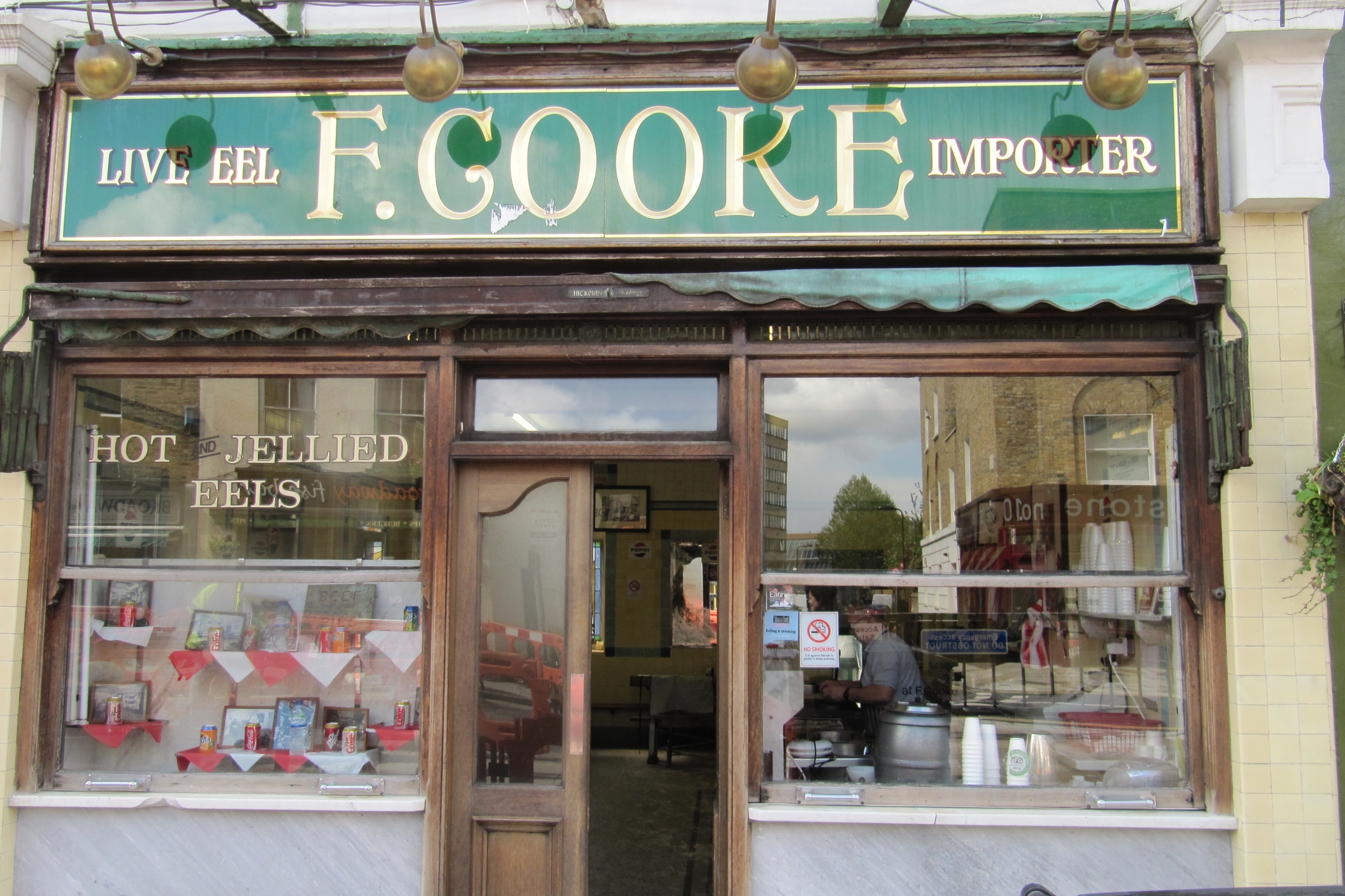 F. Cooke's is one of the few remaining shops where you can buy eel pie in London.