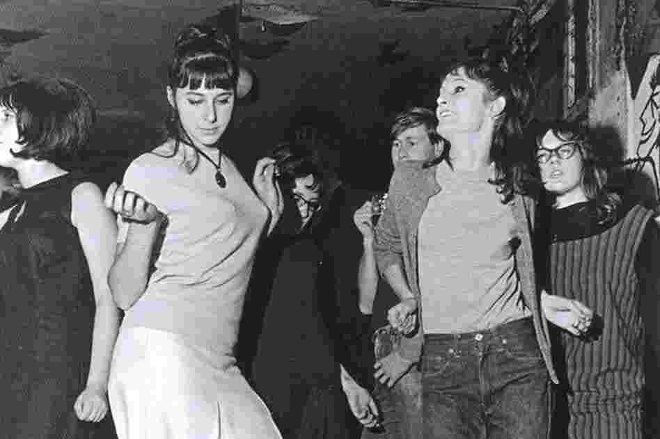 Teens dance at the club on Eel Pie Island in the 1960s.