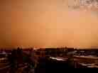 That's a wall of dirt and dust rolling over Phoenix on Saturday. (Screen grab from video posted on YouTube.)