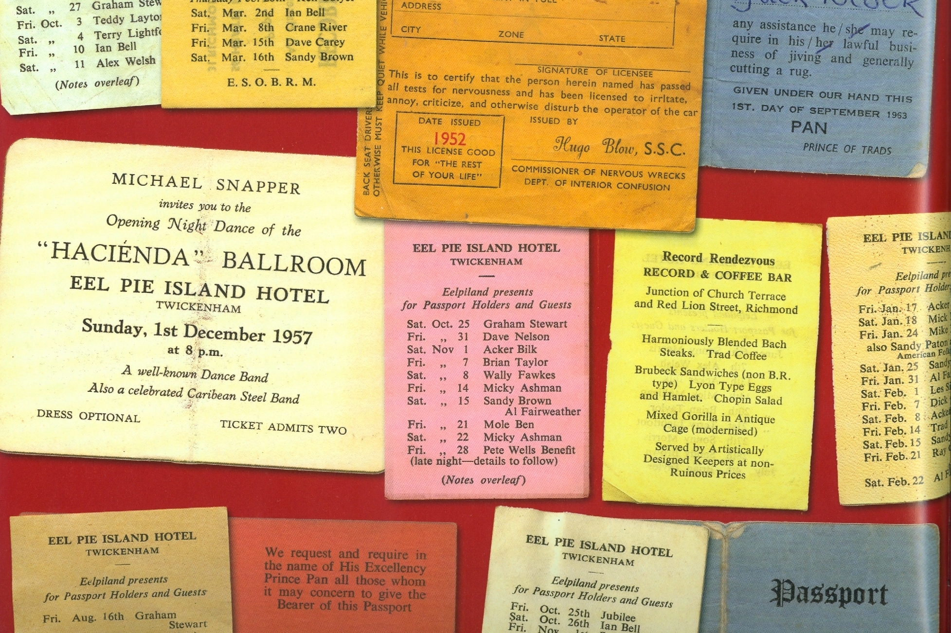 A collection of Eel Pie Island 