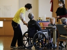 Care managers tend elderly people in March 2012 in Minamisoma, Japan. The home's residents were evacuated eight days after the Fukushima Dai-ichi nuclear power station was crippled by the March 11, 2011 tsunami. Care managers tend elderly people in March 2012 in Minamisoma, Japan. The home's residents were evacuated eight days after the Fukushima Dai-ichi nuclear power station was crippled by the March 11, 2011 tsunami.