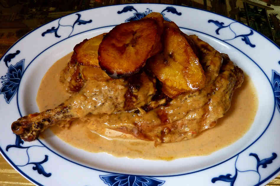 African Chicken With Baked Plantains African Chicken With Baked Plantains
