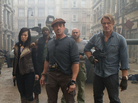 Yu Nan (front left), Sylvester Stallone, Dolph Lundgren, Terry Crews (back left) and Randy Couture are most of the hard-charging team in The Expendables 2. Yu Nan (front left), Sylvester Stallone, Dolph Lundgren, Terry Crews (back left) and Randy Couture are most of the hard-charging team in The Expendables 2.