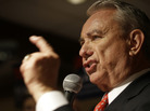 Former Wisconsin Gov. Tommy Thompson at his primary election night party Tuesday in Waukesha, Wis. Former Wisconsin Gov. Tommy Thompson at his primary election night party Tuesday in Waukesha, Wis.