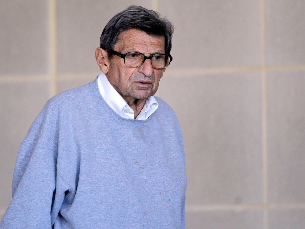 Joe Paterno on Nov. 8, 2011, the day before his firing.