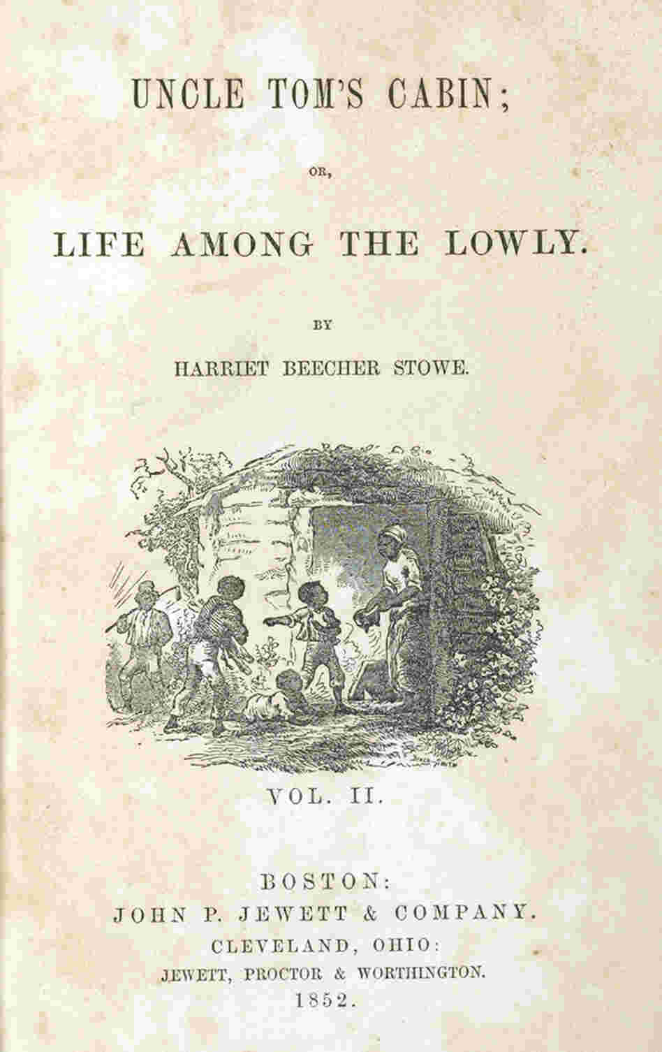Harriet Beecher Stowe's Uncle Tom's Cabin was the best-selling novel of the 19th century. This copy belonged to civil rights leader Susan B. Anthony.