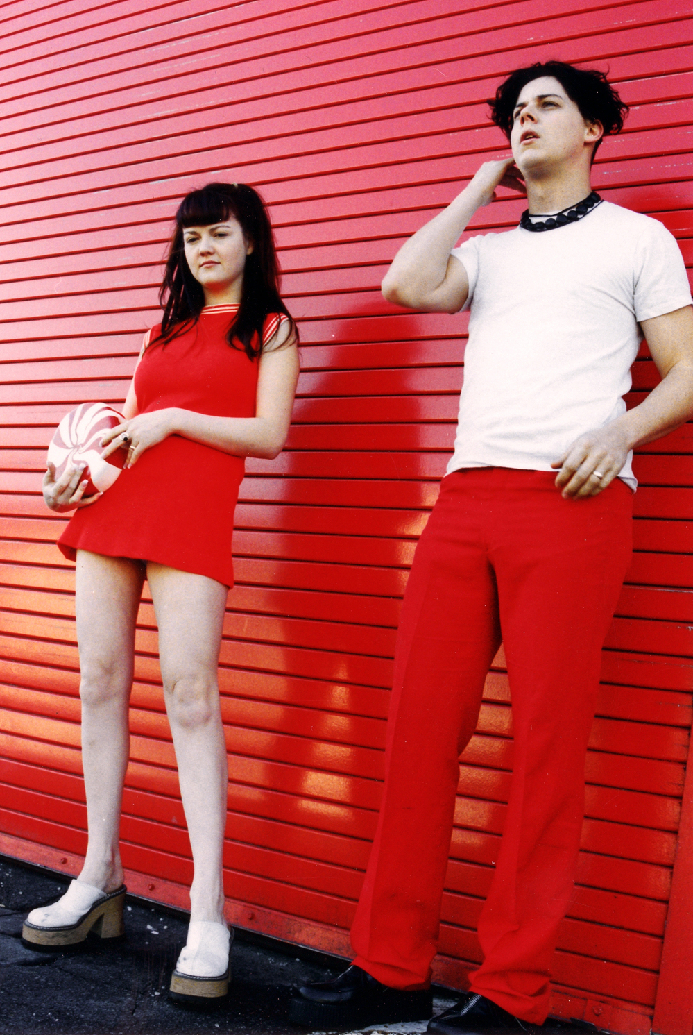 The White Stripes, when they were still in that little room.