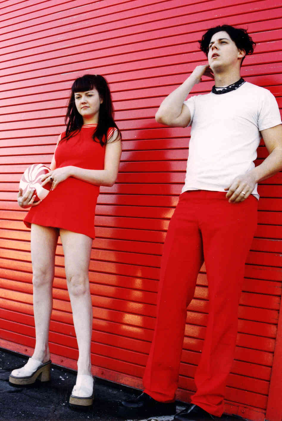 The White Stripes, when they were still in that little room.
