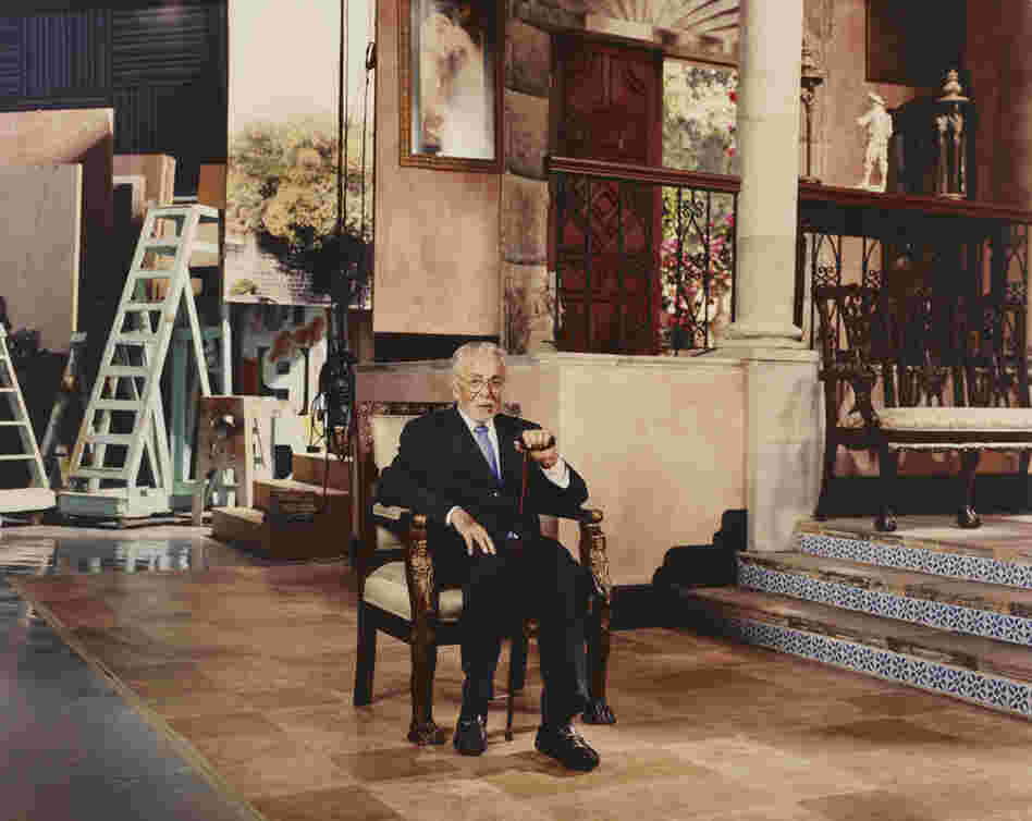 Ernesto Alonso, known as "Senor Telenovela" for his prolific work in the genre, in Amarte Es Mi Pecado (Loving You Is My Sin), 2003.