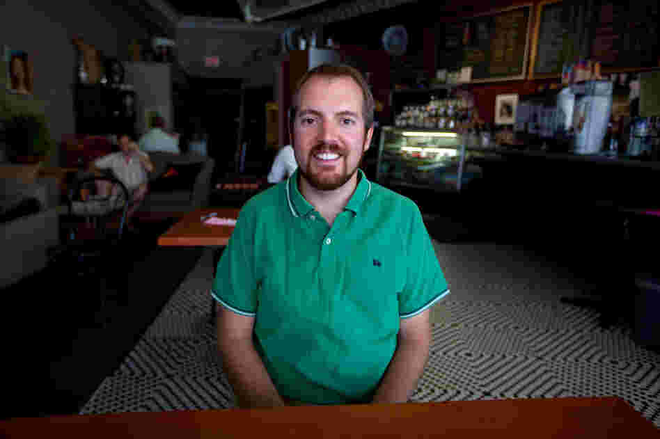 Jason Menzel, who works as a corrections officer at Oshkosh Correctional Institution, is undecided in the presidential election.