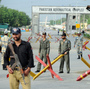 Pakistani Air Force personnel guard an air base northwest of Islamabad earlier today. It was attacked Thursday by militants armed with guns, rocket launchers and suicide vests. Pakistani Air Force personnel guard an air base northwest of Islamabad earlier today. It was attacked Thursday by militants armed with guns, rocket launchers and suicide vests.
