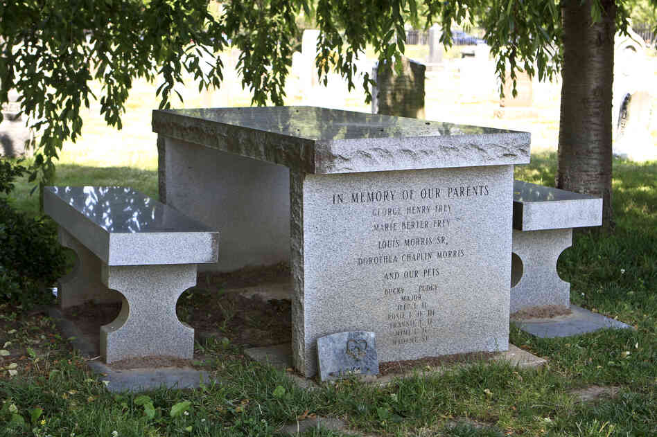 Washington funeral grounds like Congressional Cemetery often served as parks for the city's residents. Gravestones shaped like picnic tables encouraged people to come and spend the day, and even have a picnic.