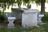 Washington funeral grounds like Congressional Cemetery often served as parks for the city's residents. Gravestones shaped like picnic tables encouraged people to come and spend the day, and even have a picnic.