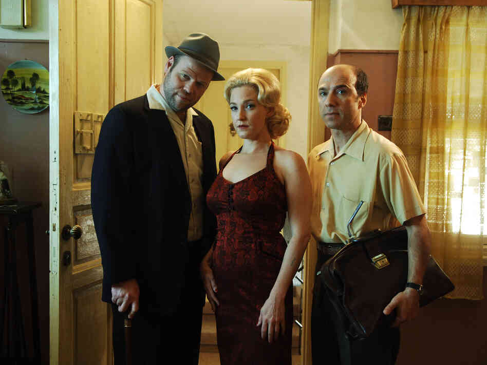 Bride (Adir Miller), Clara (Maya Dagan) and Meir (Dror Keren) are all part of The Matchmaker's world of quirky love and barely repressed trauma.
